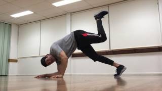Break Dance Tutorial - Elbow Freeze - Team Cream Studios