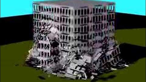 Building collapse physics test
