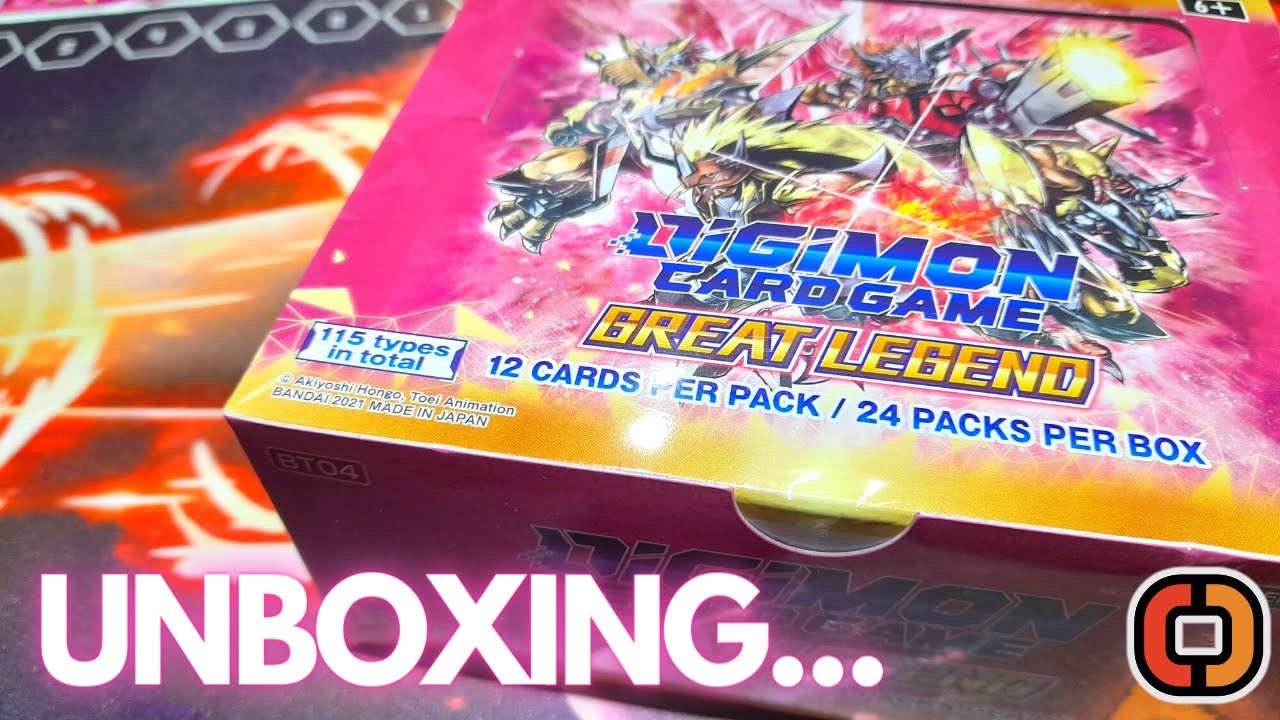 Unboxing... Digimon: Great Legend Booster Box