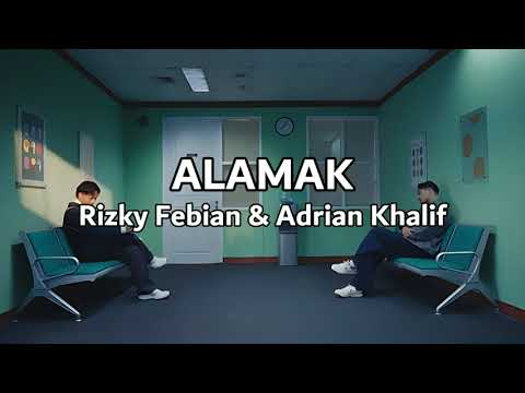 Lirik Lagu ALAMAK - Rizky Febian \u0026 Adrian Khalif (Lirik Video)