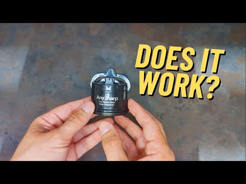 Does It Work? HONEST Review - AnySharp Knife Sharpener