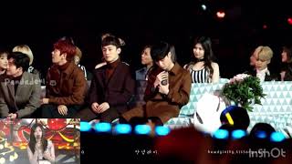 Exo Bts U0026 Twice React To Eunji  Mma 2016