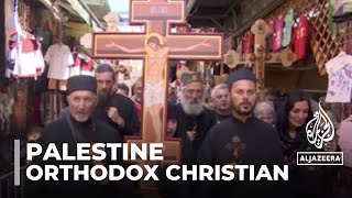 Orthodox Christian worshippers are marking Good Friday in Occupied East Jerusalem