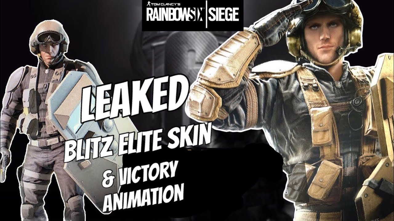rainbow six siege, blitz, elite skin, leaked.