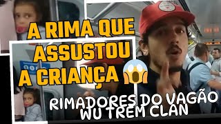 Rimando no trem, Falou Isso 😳(Rimadores do Vagão - Wu Trem Clan) #Kauanmc #Sodre #Kagibre #Rap