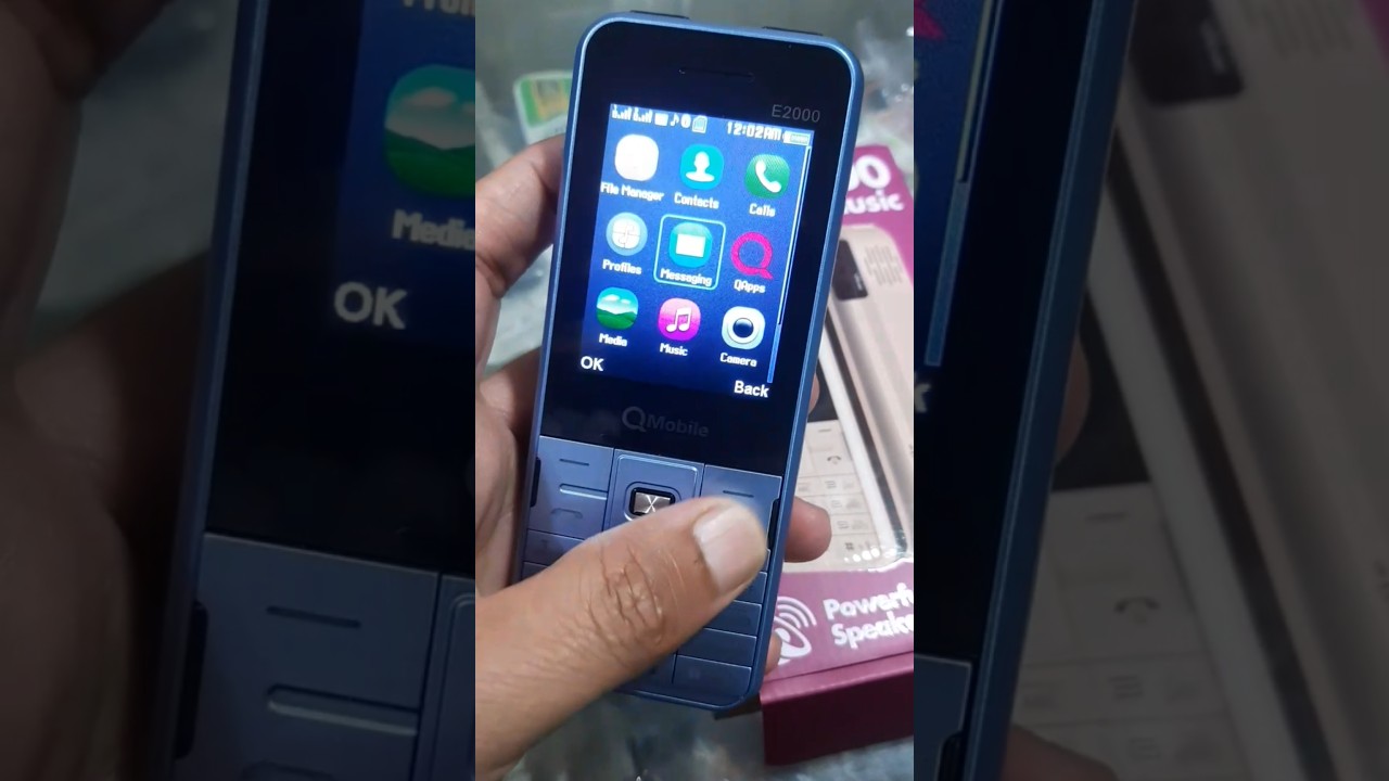 Qmobile  E2000 music 3000mAh powerful sapeker 