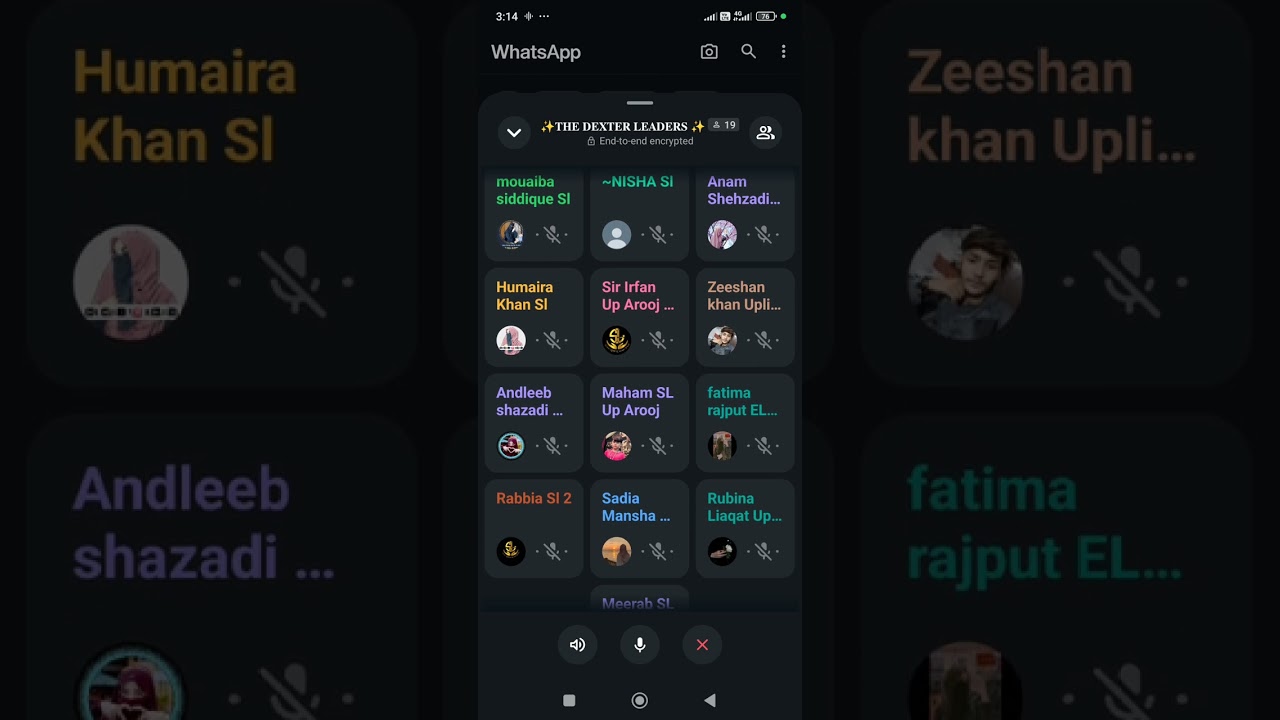 Dexter leaders discussion call