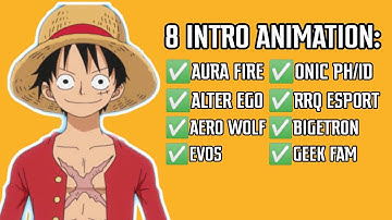 MAANGAS TO! | 8 TEAM INTRO ANIMATION IN 1 SCRIPT | NO BAN 100% SAFE!