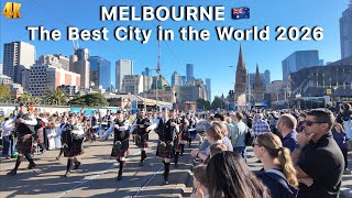Melbourne Australia Walking Tour ANZAC Day 2026 Autumn Season