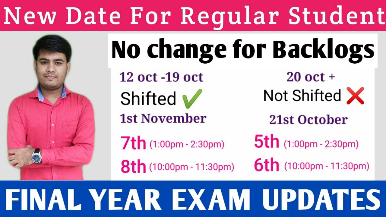 New Exam Date|| Amravati University|| Final Year Exam Maharashtra || SGBAU || 2020