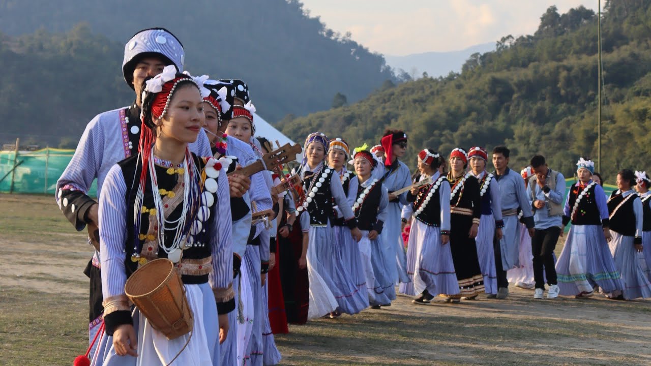 ꓡꓲ-ꓢꓴ ꓘꓳꓼ ꓫꓵꓼ ꓑꓮꓲ  | Dance by Hazolo Village | Indian Lisu New Year | Khoshi PAI | 