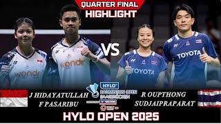 Download Lagu QUARTER FINAL JAFAR/FELISHA (INA) vs OUPTHONG/SUDJAIPRAPARAT (THA)[XD] HYLO Open 2025 Badminton MP3