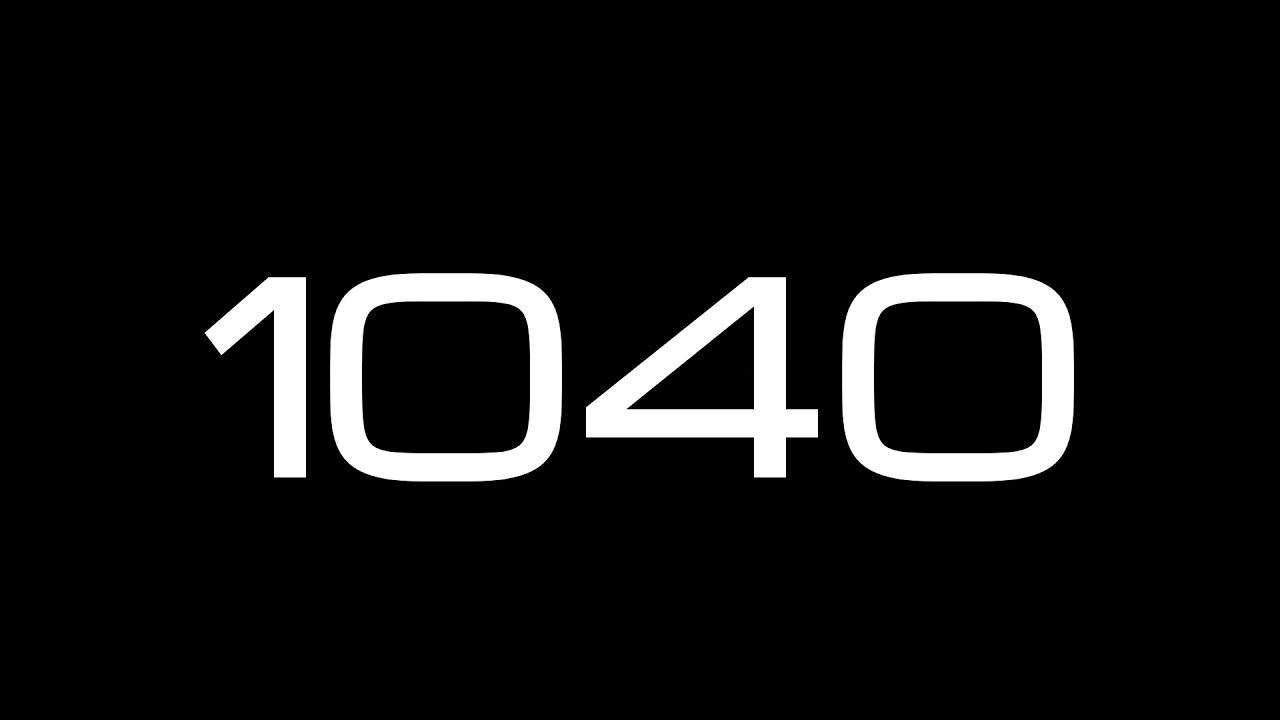 1040 Second Countdown Timer / NO SOUND