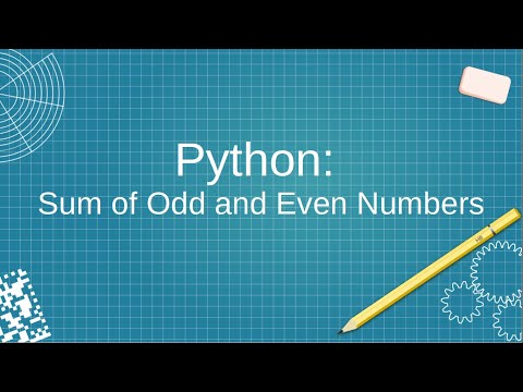 Python: take inputs in an array from user and find the sum of odd and even numbers separately