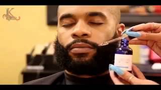 Applying Miracle Drops To Beard  Tutorial