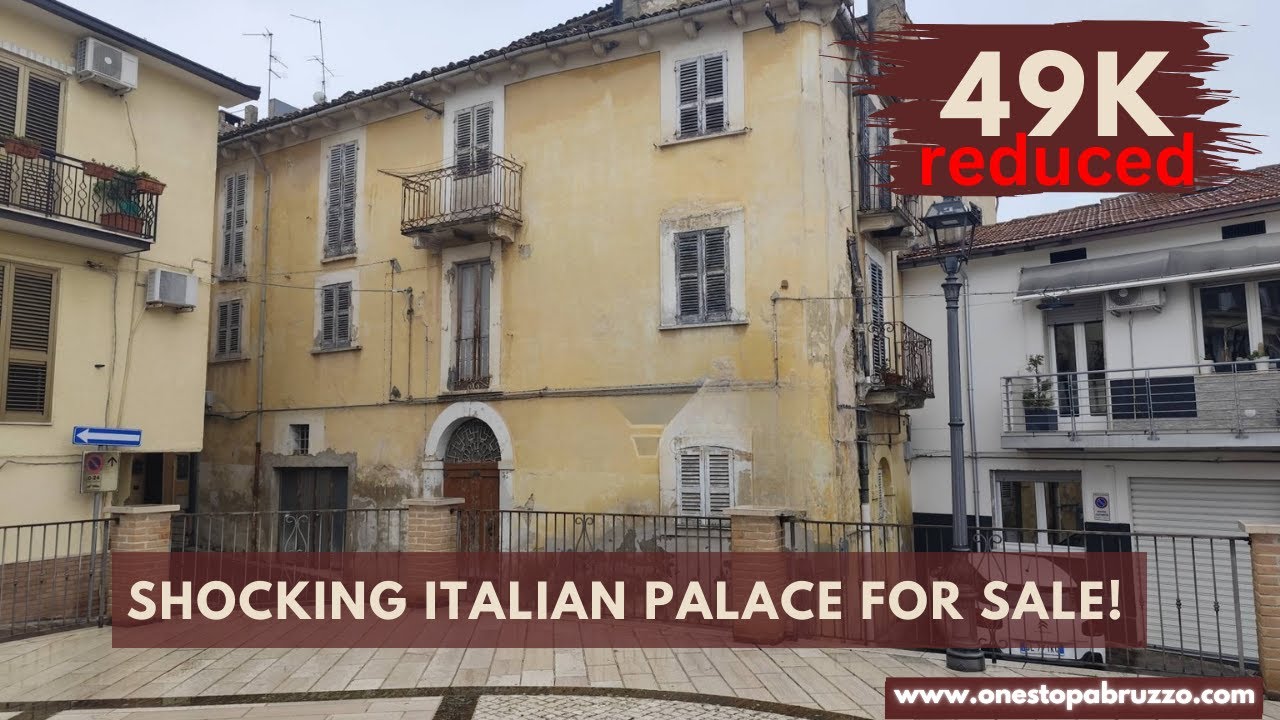 INSANE Incredible 1900s Palazzo for Sale in Italy’s Historic Heart! Property Tour 500sqm 5,382 sqft