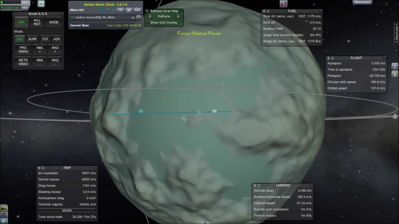 Kerbal Space Program 0.22 - Minmus Kethane Base - Part 2 - Power Tower