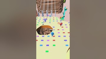 Bridge Race level 207 walkthrough solution|Gameplay||AloneGamestips|#shorts #BridgeRace #tags      