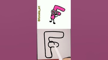 Drawing Spanish Alphabet Lore F