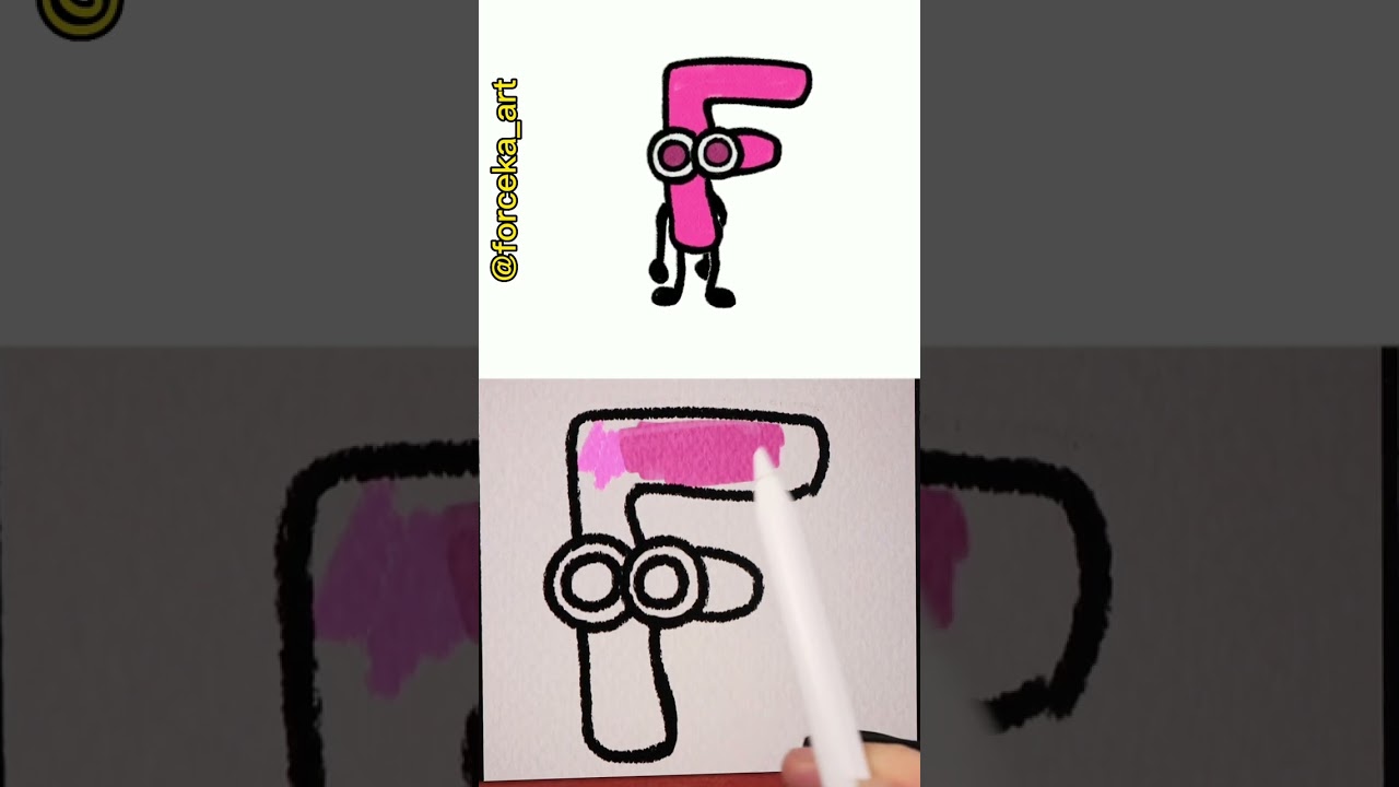 Drawing Spanish Alphabet Lore F