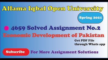 4659 solved assignment 2 spring 2021 || aiou 4659 assignment 2 solution 2021