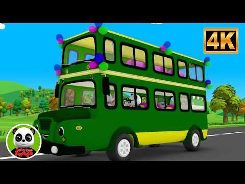 Baby Bao Panda Kinderreime 🎵 Die Räder am Bus