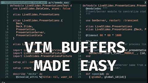 Vim Buffers, Windows, and Tabs | Multi-file Workflows