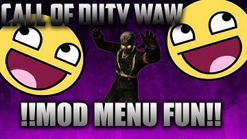 Call Of Duty WAW Custom Zombies MOD MENU FUN!!