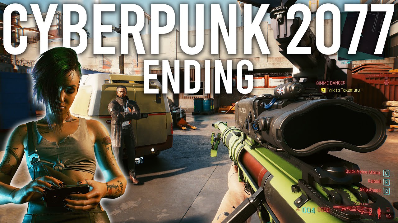 Cyberpunk 2077 Ending! - 4K Ultra RTX gameplay - YouTube
