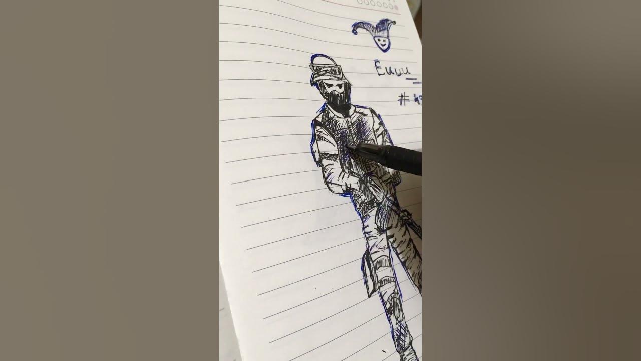 Army soljer Drawing - YouTube