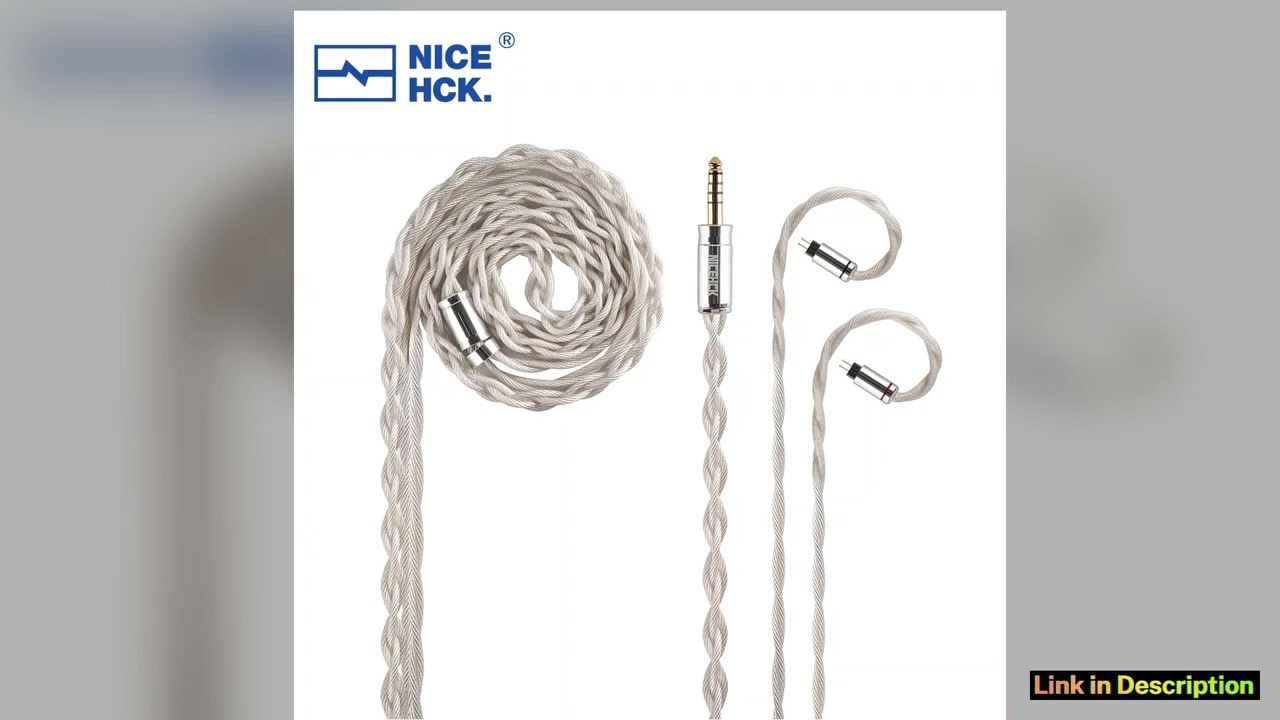 NICEHCK SpLaura HiFi Cable Triple Composite Imported Silver Plated High Conductivity Copper