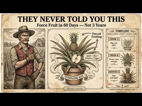 Grow Tons of Pineapples, Not Leaves — Do This to Instantly 5x Yield!