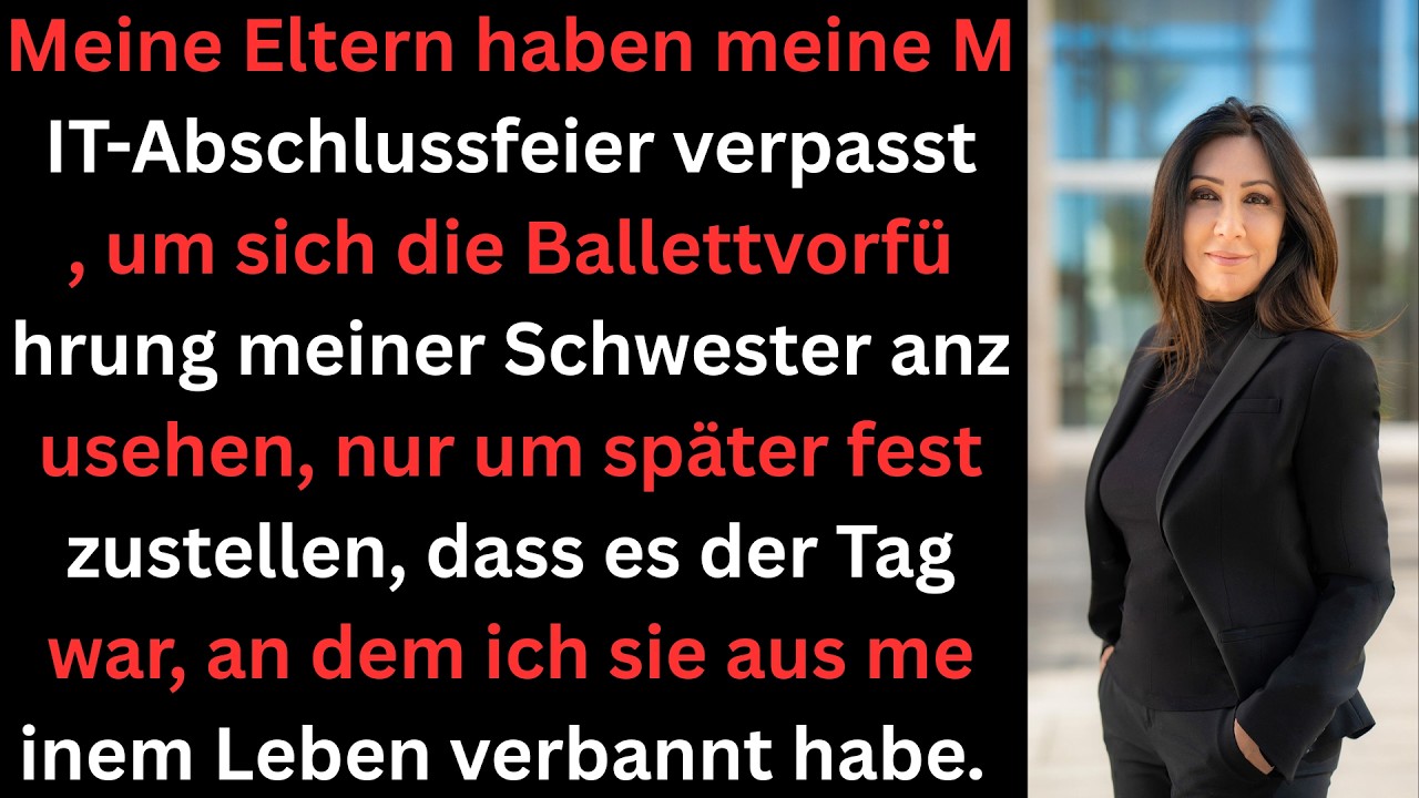 Meine Eltern schwänzten meinen MIT-Abschluss für das Ballett meiner Schwester