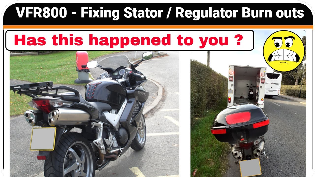 HONDA VFR 800-06 Repair - Stator/Regulator BURNOUTS!  Can I fix?