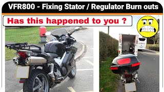 HONDA VFR 800-06 Repair - Stator/Regulator BURNOUTS! Can I fix?