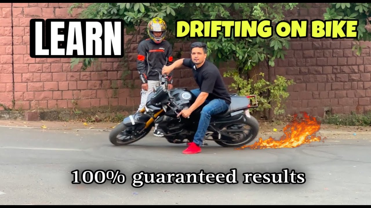 Learn how to DRIFT on bike with Faraz stunt rider