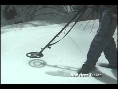 OMG2! Chemtrail Snow tested with Metal Detector! Mt.Lemmon Az