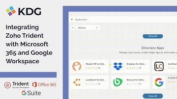 Integrating Zoho Trident with Microsoft 365 and Google Workspace