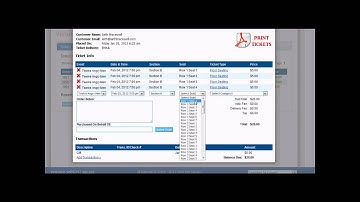 Reserved Seating Software Order Administration - by EZ Ticketing
