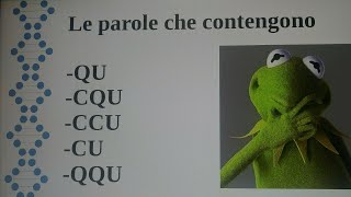 Le parole che contengono Cu, Qu, Cqu, Qqu, Ccu, Cu
