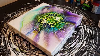 Lockdown sessions! Blown Blooms with Negative Space and a Bloom Spinout! Acrylic Pouring Techniques