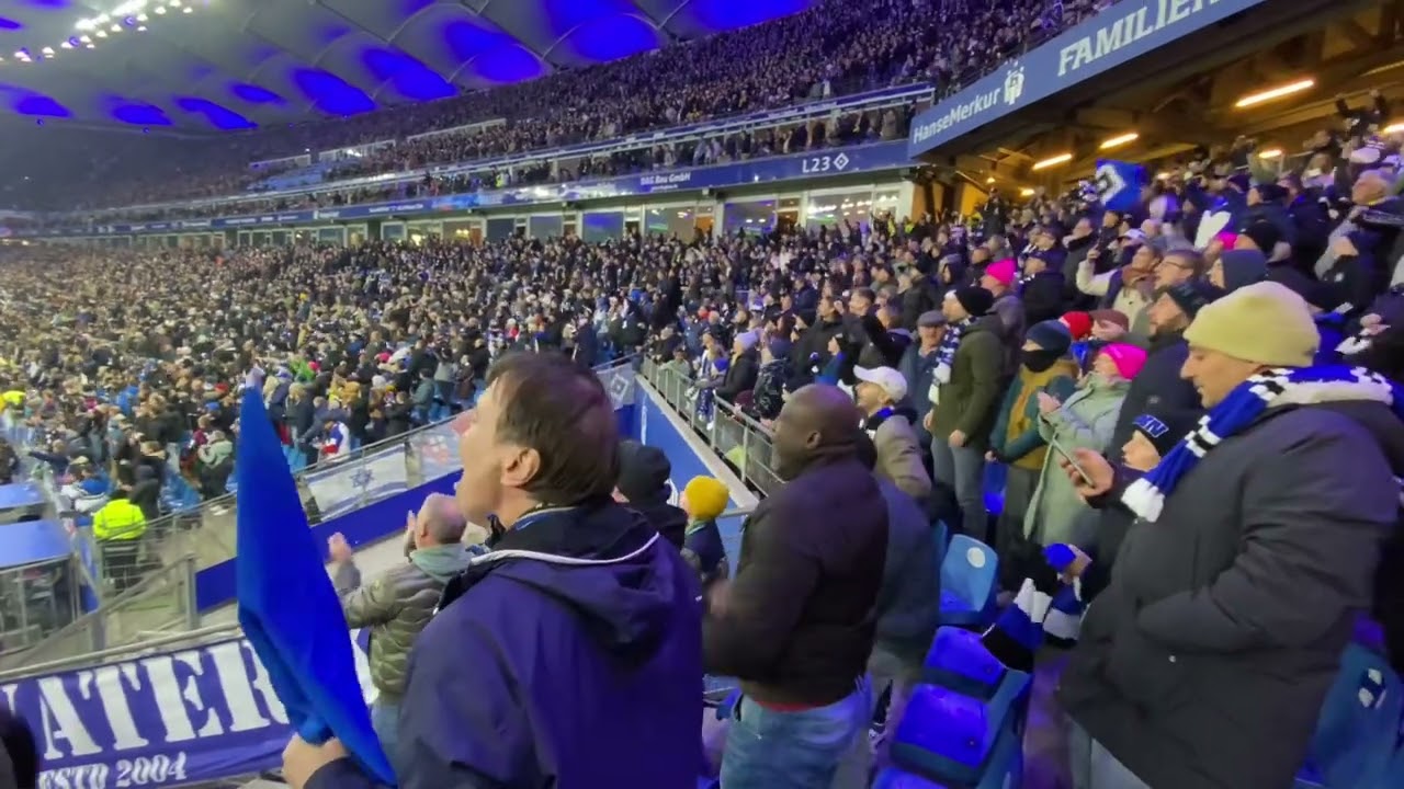 HSV - Dortmund Tor Königsdörffer 1:1 Volksparkstadion 2025