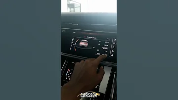 Using The Infotainment System To Lift Suspension Of The Audi Q8 Cars924shorts 