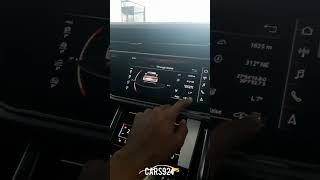 Using the infotainment system to lift suspension of the Audi Q8|| Cars924shorts