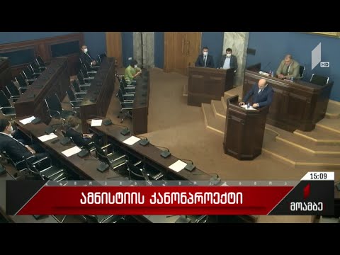 კანონპროექტი ამნისტიის შესახებ