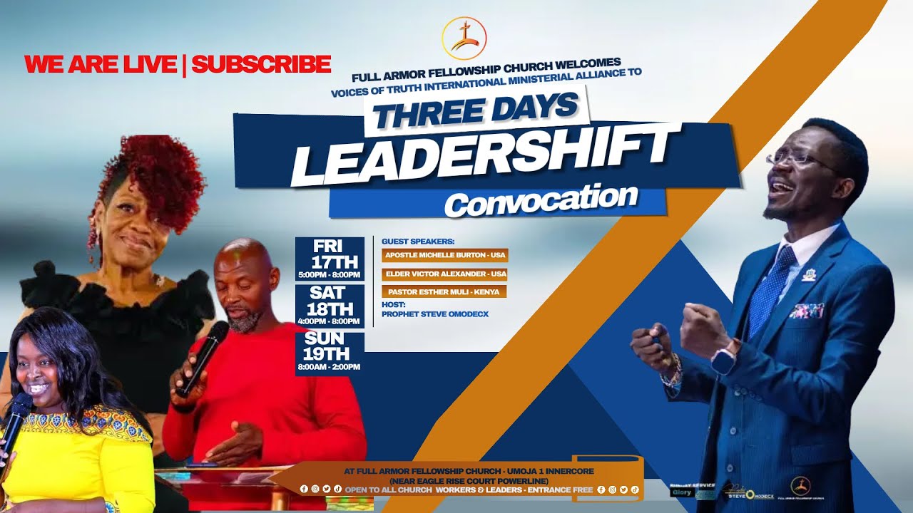 DAY 1 || THREE DAYS OF LEADERSHIFT CONVOCATION || VOTIMA - YouTube