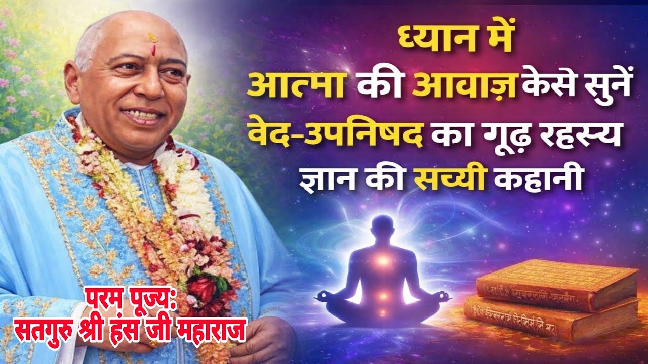 ध्यान में आत्मा की आवाज कैसे सुनें | वेद–उपनिषद का गूढ़ रहस्य | Inner Voice Meditation Hindi