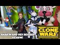 STAR WARS: THE BLACK SERIES CLONE WARS ANAKIN SKYWALKER AND CAPTAIN REX REVISED REVIEW!
