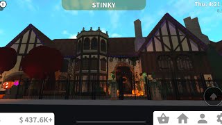 $1.2 mil BLOXBURG TUDOR MANSION BUILD