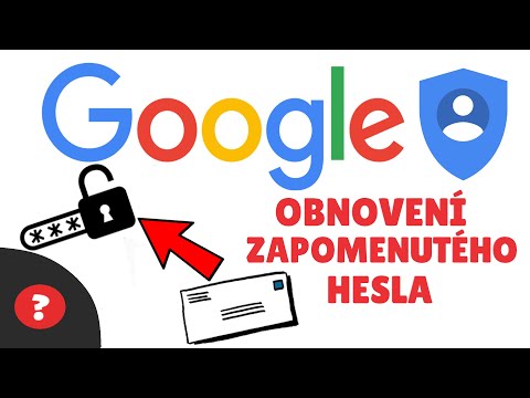 Jak OBNOVIT ZAPOMENUTÉ HESLO pomocí SEKUNDÁRNÍHO EMAILU pro váš GOOGLE ÚČET | Návod | GOOGLE / PC